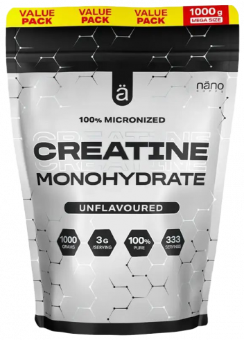 Nano supps 100% Micronized Creatine Monohydrate, 100% Микронизированный Креатин Моногидрат, 1000 грамм