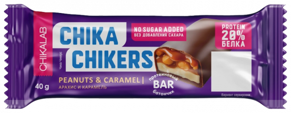 Chikalab Батончик Chika Chikers, 40 грамм