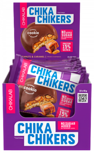 Chikalab Печенье Chika Chikers, 40 грамм