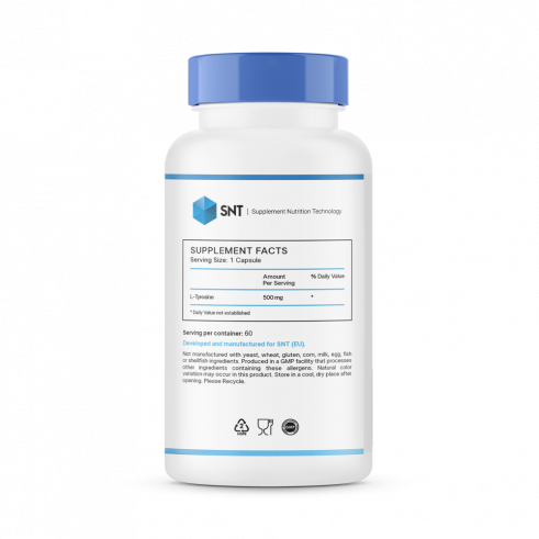 SNT L-Tyrosine, Л-Тирозин, 60 капсул