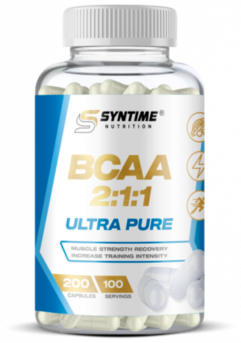 Syntime Nutrition BCAA 2:1:1, БЦАА 2:1:1, 200 капсул