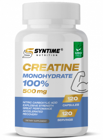Syntime Nutrition Creatine, Креатин, 120 капсул