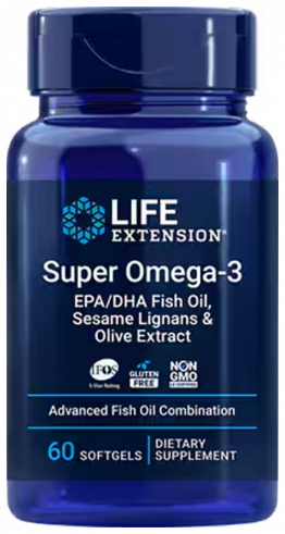 Life Extension Super Omega-3, Супер Омега-3, 60 капсул
