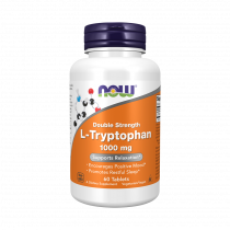 NOW Double Strength L-Tryptophan, Двойная Сила L-Триптофан, 60 таблеток