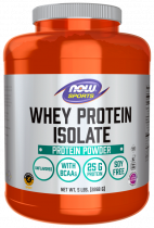 NOW Whey Protein Isolate, Изолят сывороточного протеина, 2268 грамм
