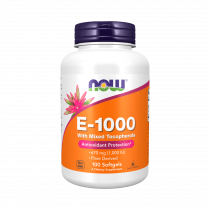 NOW Vitamin E, Натуральный Витамин Е, 100 капсул