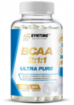 Syntime Nutrition BCAA 2:1:1, БЦАА 2:1:1, 200 капсул