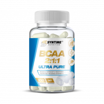 Syntime Nutrition BCAA 2:1:1, БЦАА 2:1:1, 100 капсул