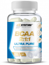 Syntime Nutrition BCAA 2:1:1, БЦАА 2:1:1, 100 капсул