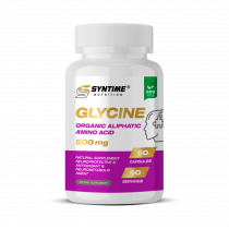 Syntime Nutrition Glycine, Глицин, 60 капсул